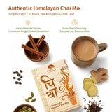 Nepal Tea Himalayan Masala Chai Tea Mix | CTC & Loose Leaf Black Tea with Organic Chai Spice Blend - Cinnamon, Ginger, Cardamom, Cloves & Black Pepper