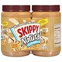 SKIPPY Natural Peanut Butter Creamy Twin Pack, 40 Ounces, Pack of 2