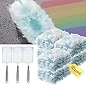 Native gear Super Efficient Duster Refills Kit with 30 Packs & 3 Handle Multisurface Dusters Dust Removal Brush Unscented Disposable Dusters