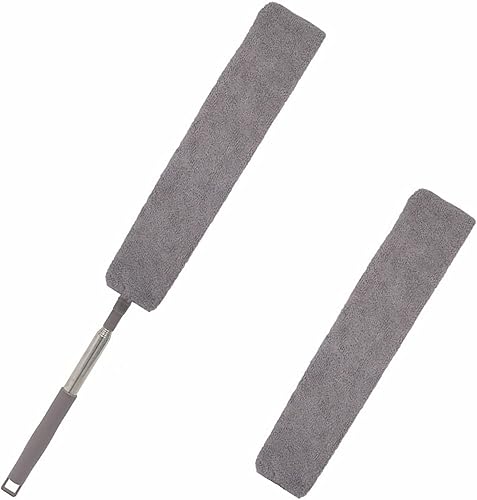 Retractable Gap Dust Cleaner, Under Refrigerator/Sofa Cleaning Tool, Microfiber Gap Duster, Suitable for Underneath Cleaning of Furniture, Fridges