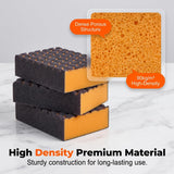 Sponge Eraser, Multi-Functional Cleaning Erasers, Shower & Tub Scrubber Sponge for Bathroom, Floor & Home Cleaning (3pc)