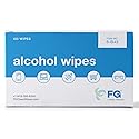 FG Clean Wipes Lint Free 70% IPA Wipes - 4”x3” - 100 Individually Wrapped Sachets - Made in The USA - Saturix 6B43