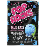 Pop Rocks Blue Razzberries (Pack of 24) - Tangy Popping Candy with Fruity Flavor - Perfect for Parties, Candy Bowls, Gifts, and Fun Snacking
