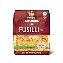 PASTA ZARA - Fusilli - Organic - 100% Italian Pasta, Made with Durum Wheat Semolina Flour, Non GMO, Kosher (1 LB. BAG) - Consistently al Dente.