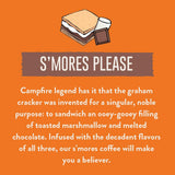 Two Rivers Coffee S mores Please Flavored Ground Coffee, Perfectly Balanced, Always Smooth, Made with 100% Arabica Beans - Flavor Enhanced, 10 Ounce