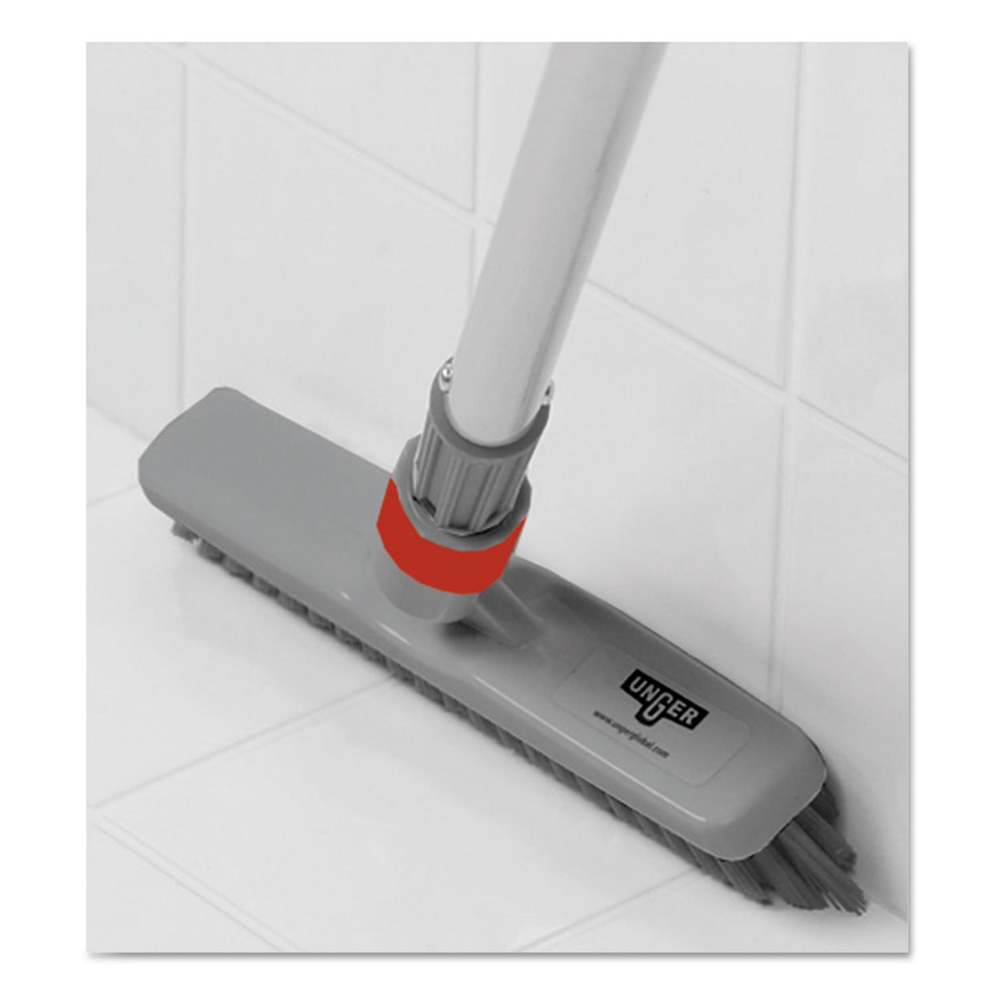 Unger CB20G 8.6" Width, Gray SmartColor Swivel Corner Brush