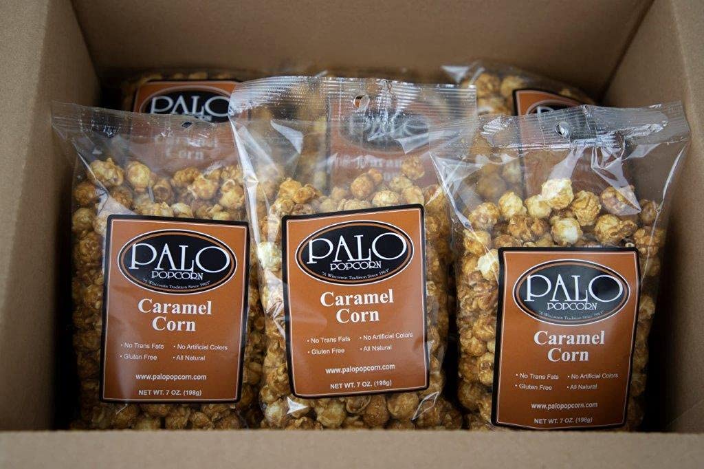 Palo Popcorn Caramel Corn, 7 ounce bag (Pack of 6)