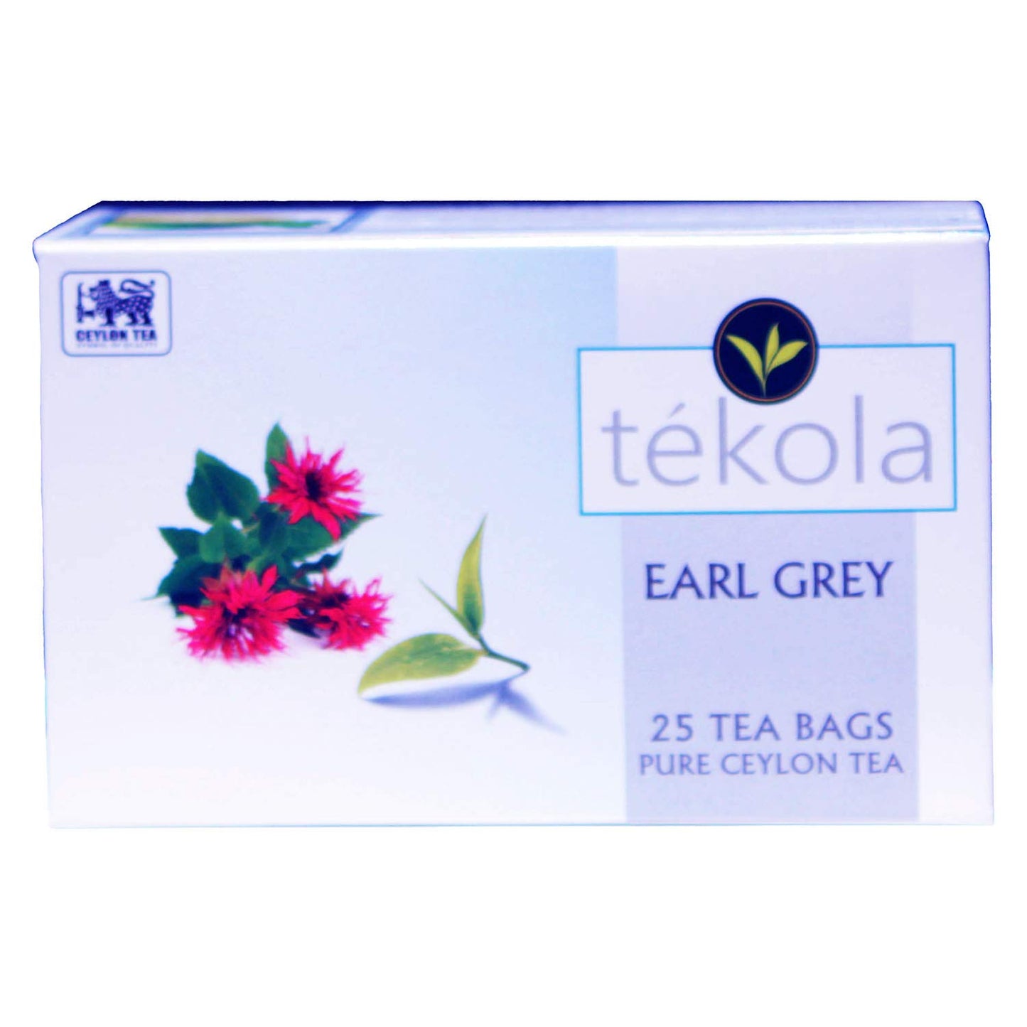 tekola, Ceylon Black Tea, Earl Grey. A premium blend of 100% pure Ceylon Tea. Full-bodied and lively with bright notes of citrus, 25 Count (2 packs =