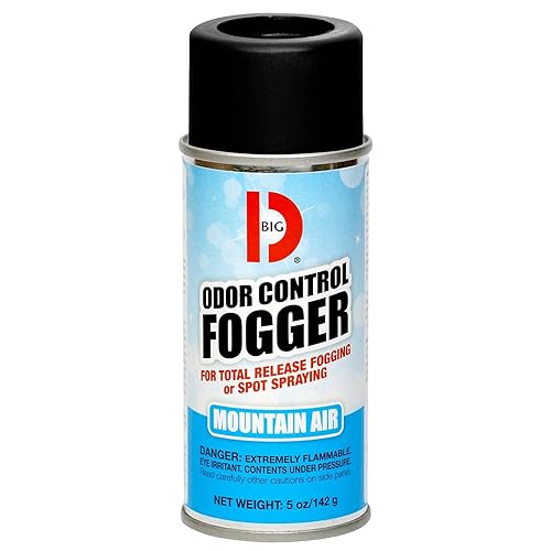 Odor Control Fogger, Mountain Air Scent, 5 oz Aerosol, 12/Carton
