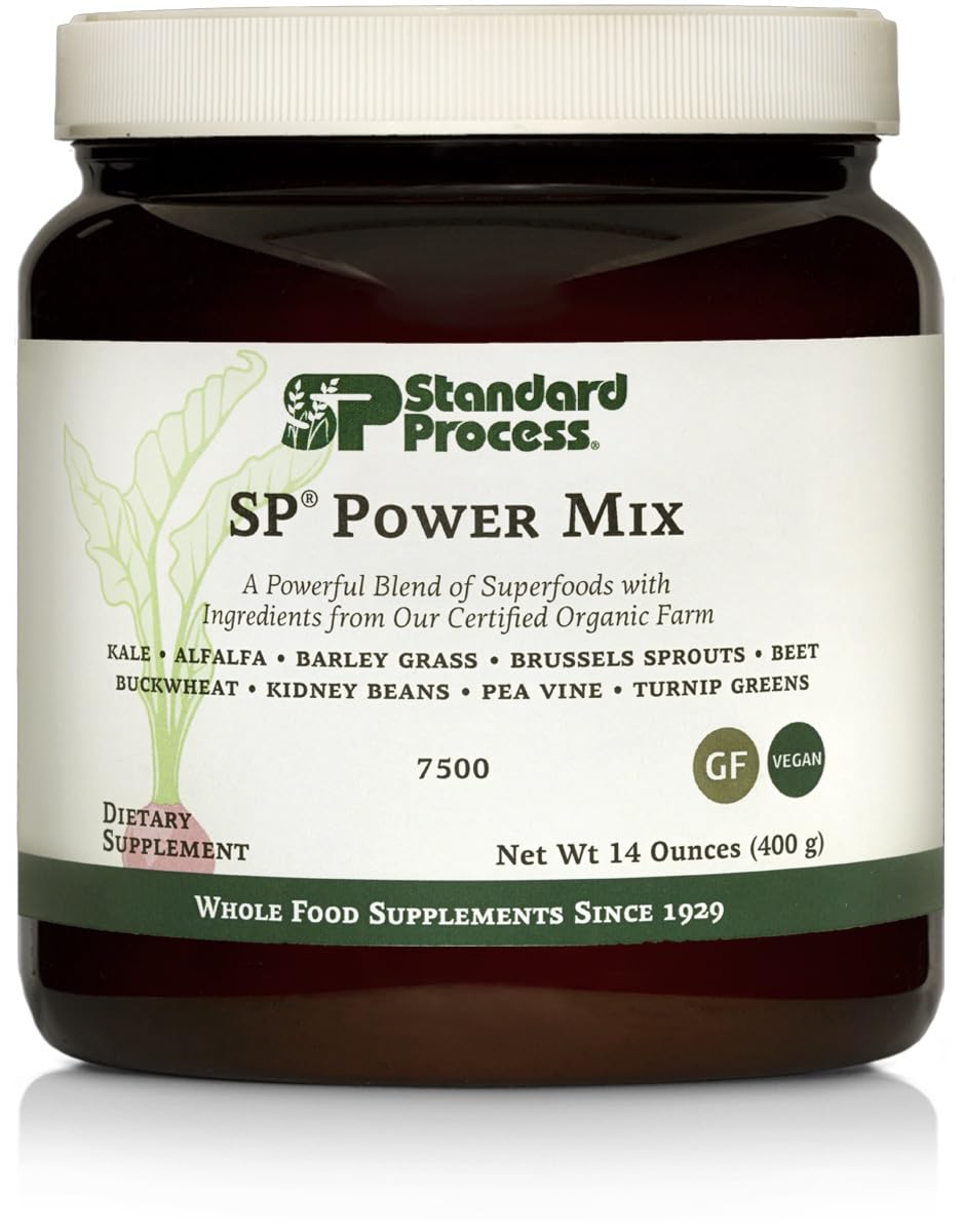 Standard Process Inc. SP Power Mix, Plant-based Superfood Powder, 14 oz, 30-Day Supply