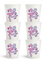Fun Sweets Vanilla Cotton Candy 6-Pack - Dye Free White Cotton Candy in 1.5 oz Individual CottonCandy Tubs - White CottonCandy for Weddings