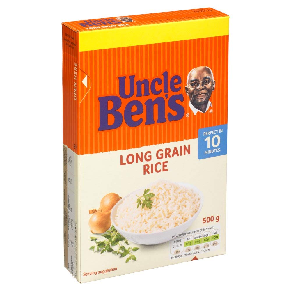 Uncle Ben's Long Grain Rice (500g) - Pack of 6