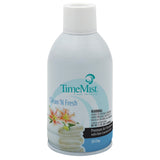 TimeMist Premium Metered Air Freshener Refills - Clean & Fresh - 7.1 oz (Case of 12) - 1042771 - Lasts Up To 30 Days and Neutralizes Tough Odors