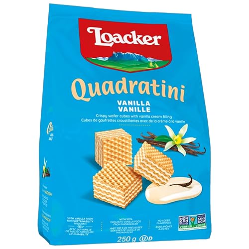 Loacker, Wafer Minis Vanilla, 8.82 Ounce