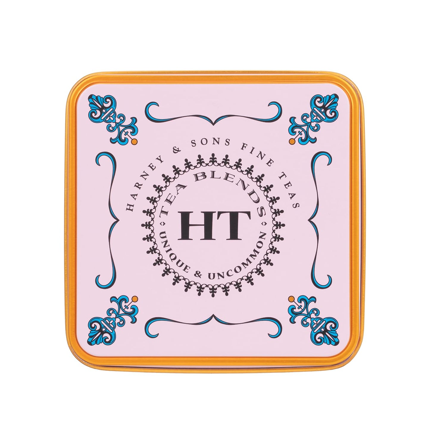 Harney & Sons Caffeinated Blossom Green Tea Tin Sachets Pink 31629, Cherry, 20 Count (Pack of 1)