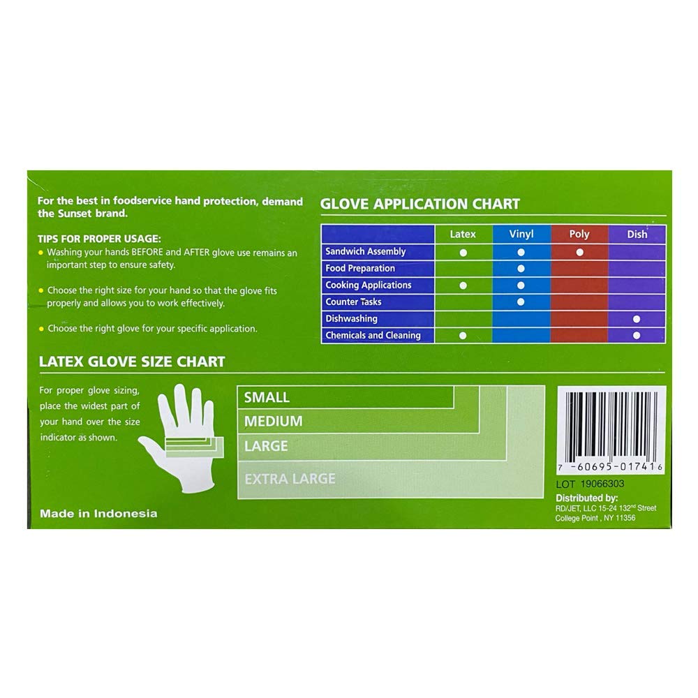SmoothTouch Latex Gloves- Large-Powder Free- 100 count