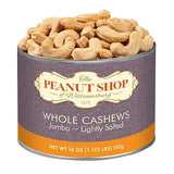 The Peanut Shop of Williamsburg Salted Cashews, 18 Ounce