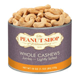 The Peanut Shop of Williamsburg Salted Cashews, 18 Ounce