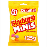 Starburst Minis Original Sweets Treat Bag 125g