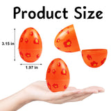 ANTDECOUS Fillable Easter Eggs, Plastic Easter Eggs, 36 Pack, 3.15"