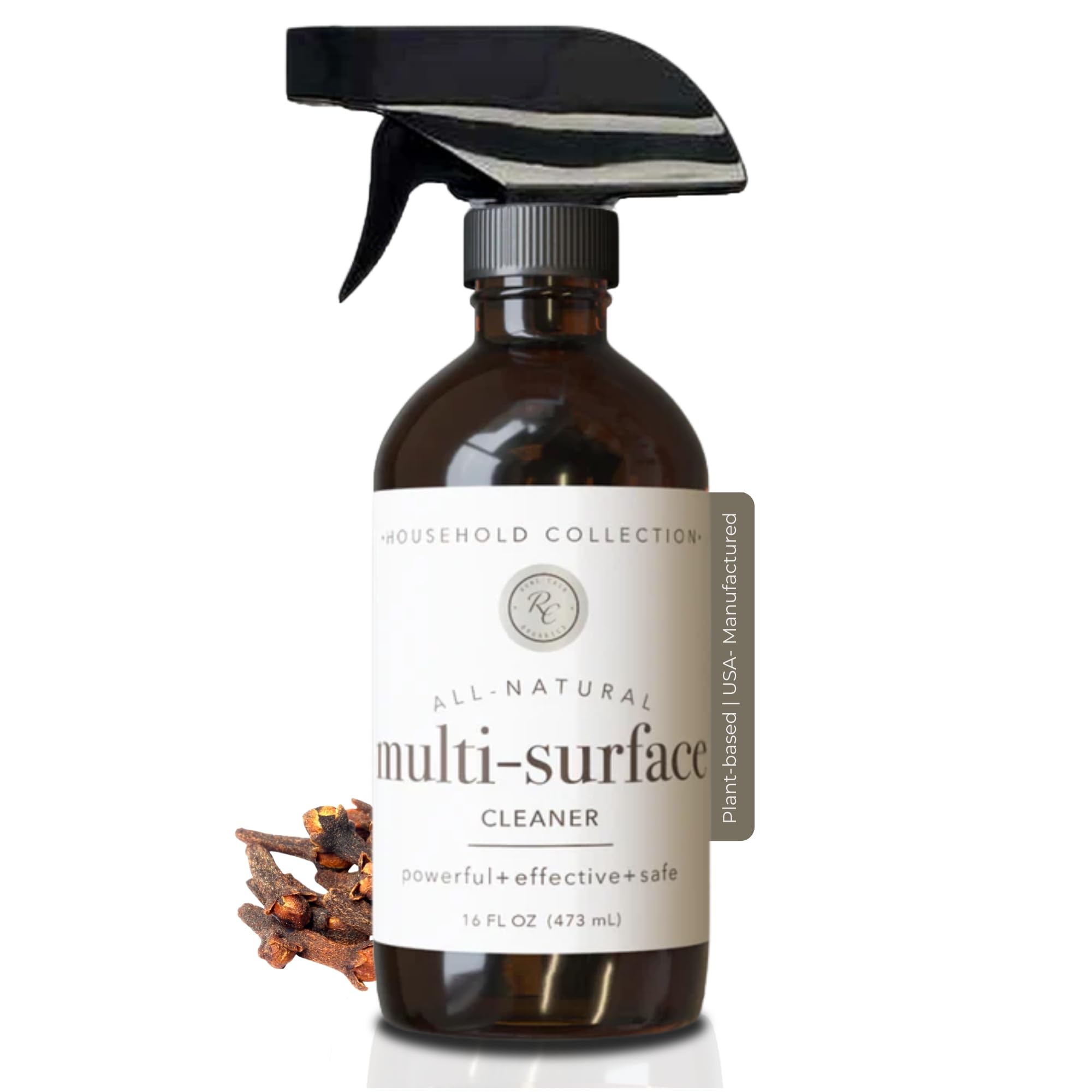 Rowe Casa Organics Multi-Purpose Cleaner Spray - Powerful, Effective, & Safe All Purpose Cleaner with Therapeutic Grade Essential Oils - 16 Fl. Oz