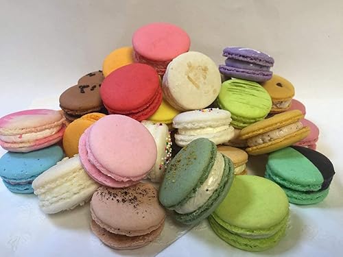 Macaron - Mixed Box of 12 French Macarons,Gourmet Cookie Gift Box, Macaroon