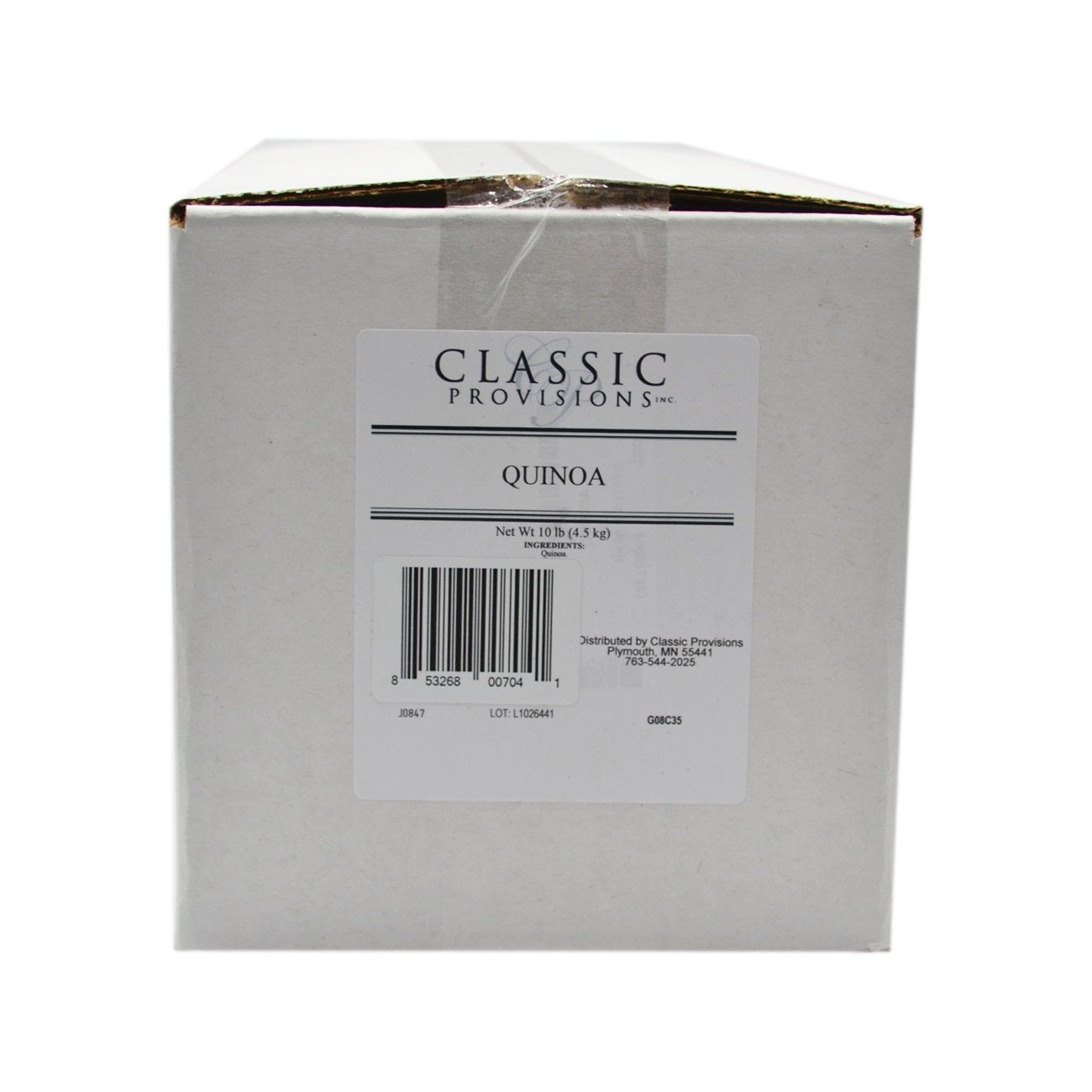 Classic Provisions Quinoa, 10 lb Bag - Nutritious & Gluten Free - Quinoa Bulk - Ethically Sourced - Mild Nutty Flavor - Perfect for Quinoa Flour, Puffed Quinoa - Soft & Fluffy