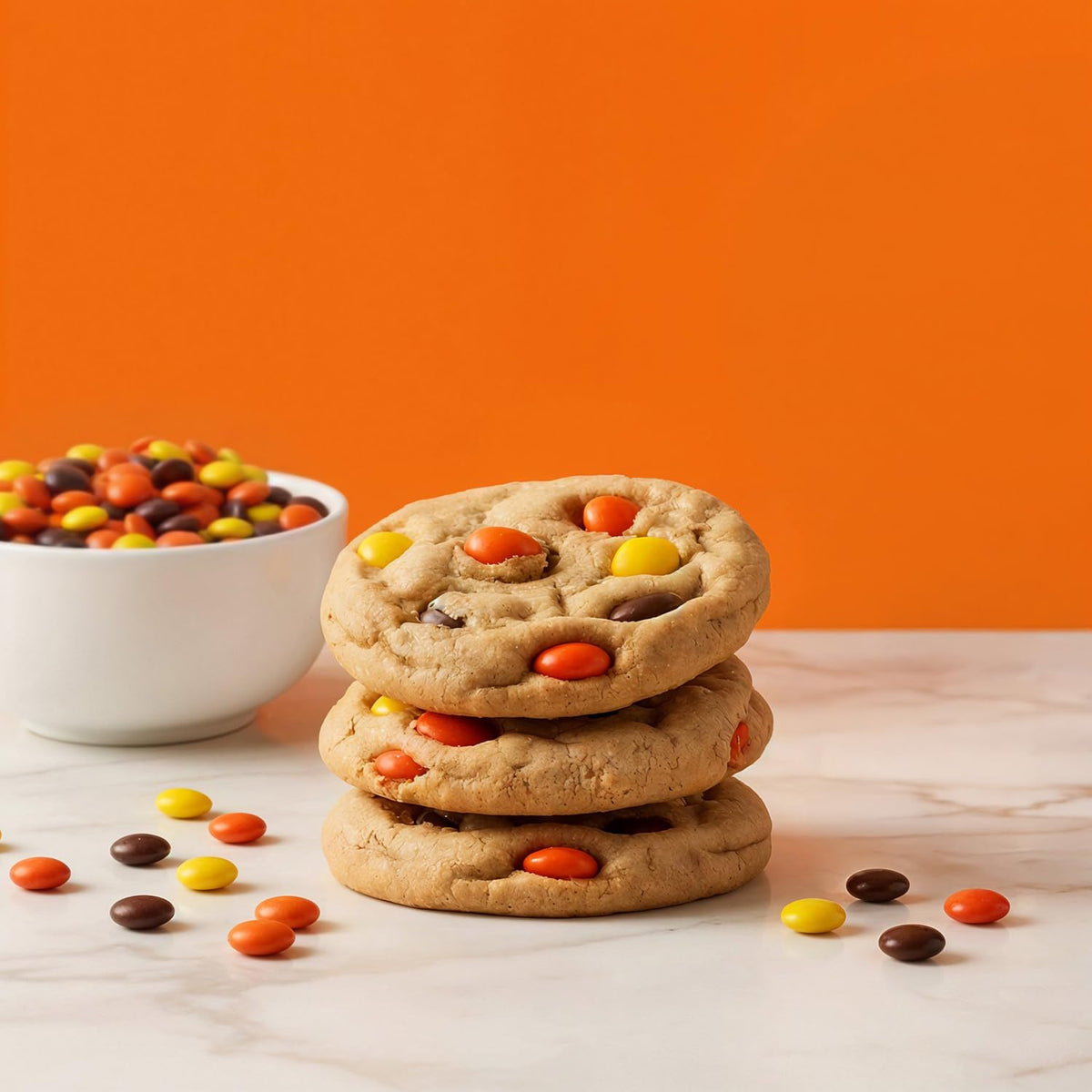 Peanut Butter Chocolate Candy Pieces Bulk 3 Pound Bag - Colorful Candy Coated Peanut Butter Bites - Easter Candy for Egg Hunts, Candy Bowls, Basket