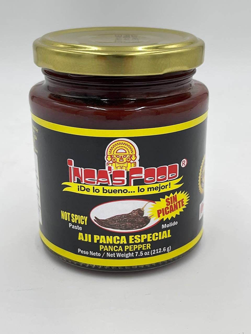 Panca Peper Paste (NOT SPICY) 7.5 oz (213 g) - Inca's Food AJI PANCA ESPECIAL PASTA