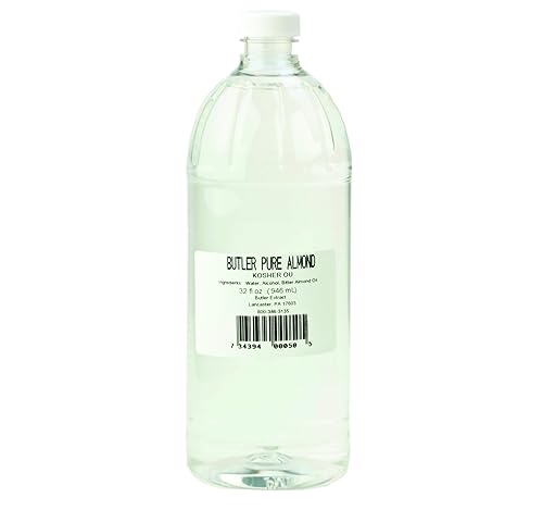 Butler's Best Pure Almond Extract 32 oz. Plastic Bottle (2 Bottles)