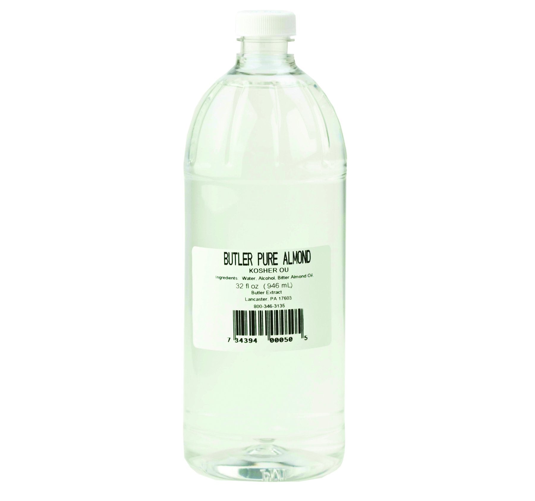 Butler's Best Pure Almond Extract 32 oz. Plastic Bottle (2 Bottles)