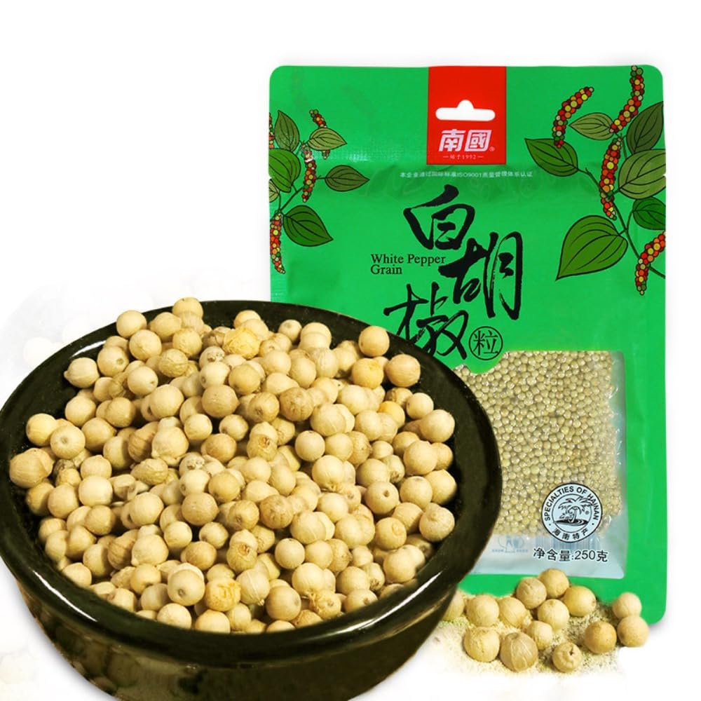 Zercumm Pure White Peppercorn 250G Spicy Soup Seasoning Pickled Barbecue Spices