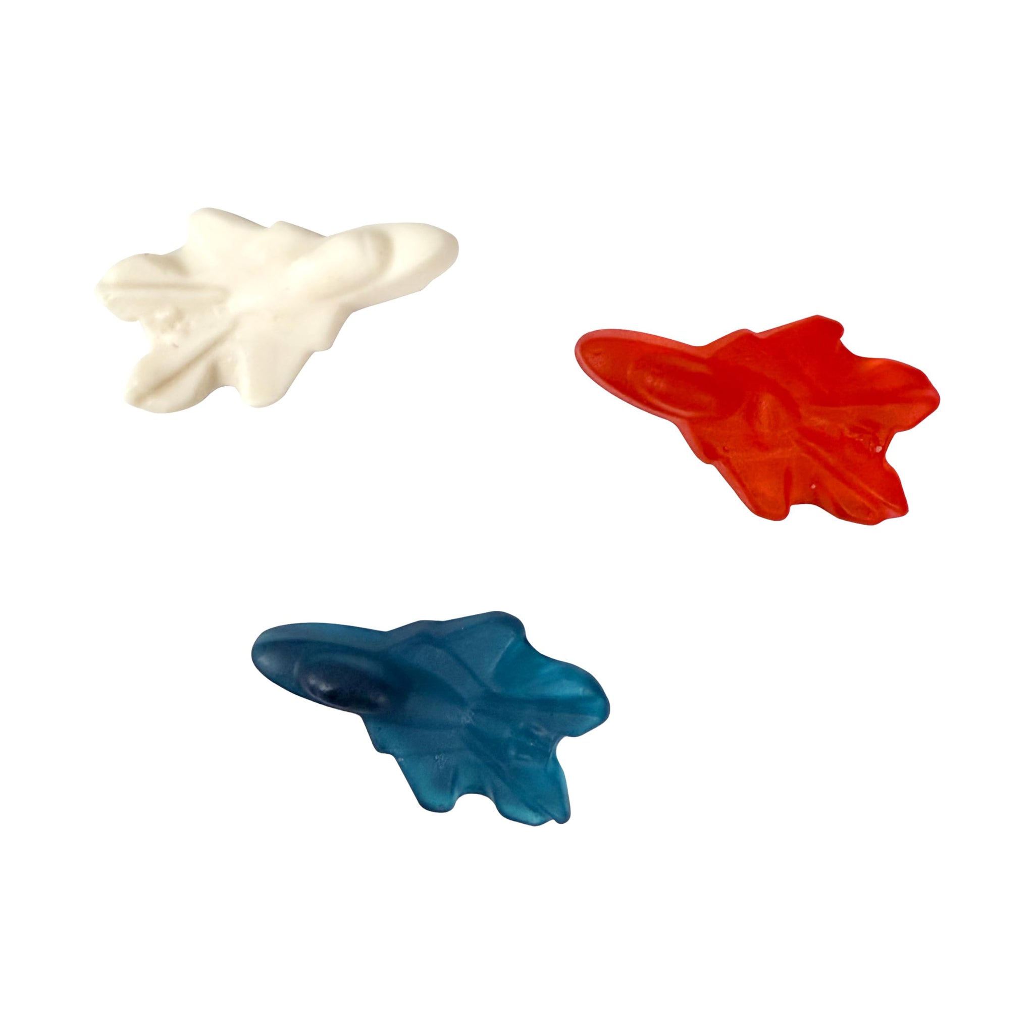 Red, White & Blue Candy Airplane Gummies, 1 Pound Bulk Bag, Patriotic Candy, The Hampton Candy Company