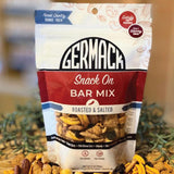 Germack® - Get Your Snack Sweet and Spicy Party Mix - Peanuts, Sesame Sticks, Chili Corn, Almonds, Raisins, Pretzels and Sesame Chips (Set of 2, 7oz