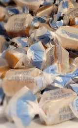 AvenueSweets - Handcrafted Dairy Free Vegan Individually Wrapped Soft Caramels - 2 x 5.2 oz Boxes - Sea Salt