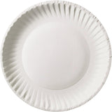Bluetable 9 Inch Paper Plates Bulk - 1200 Count - Uncoated White 9” Dinner Plate Pizza Plate Decorative Craft Paper Plates Disposable Plates [1200