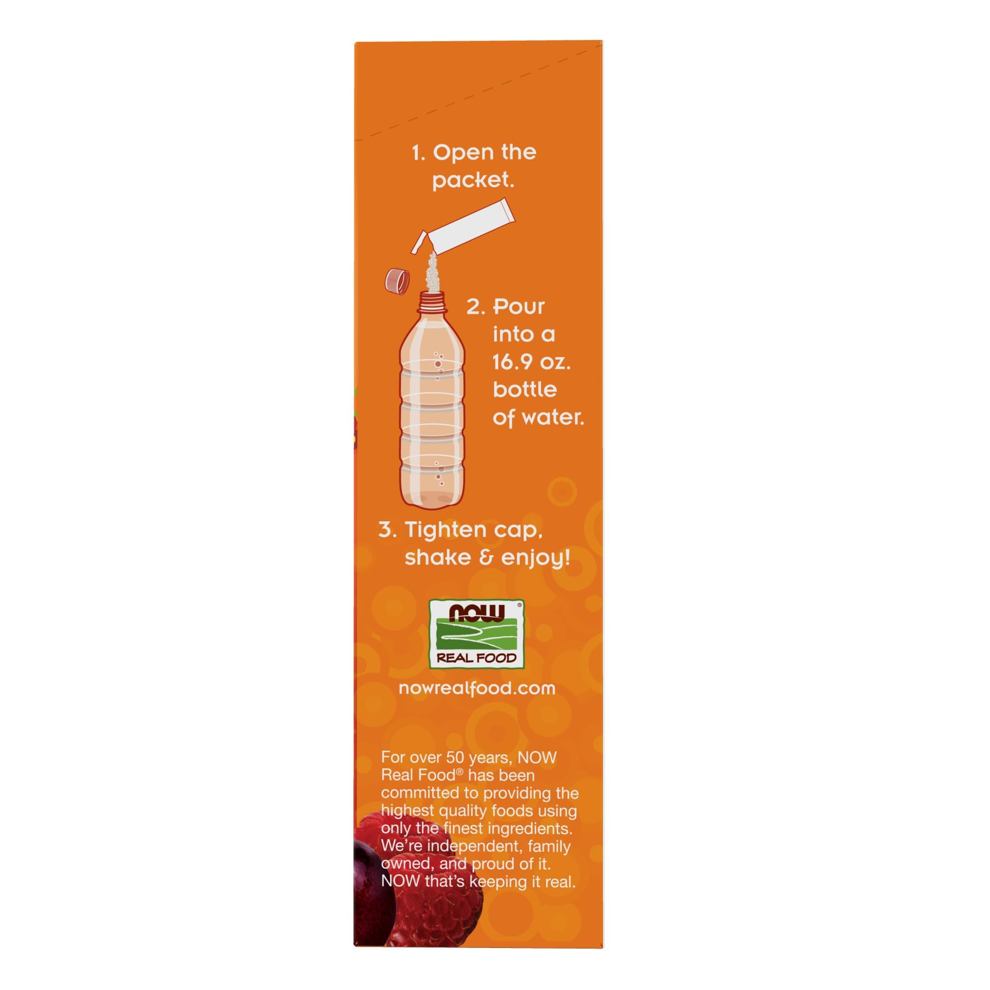 NOW Foods, Slender Sticks, Tropical Punch, 15 Calories Per Stick, Refreshingly Delicious, with Antioxidant Vitamins A,C, E, 12/Box