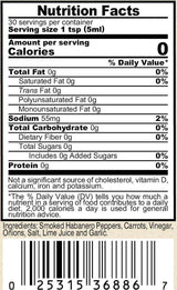 Marie Sharp’s Smoked Habanero Pepper Sauce, 5 oz - Belizean Hot Sauce with Bold Smoke & Heat - All-Natural, Gluten-Free