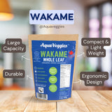 Organic Whole Leaf Wakame (Alaria) - Wild Atlantic Dried Seaweed - Ideal for Miso Soup, Salads, Ramen & Broth - Vegan, Keto, Paleo, Gluten-Free