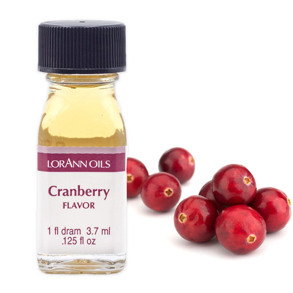 LorAnn Cranberry SS Flavor Flavor, 1 dram bottle (.0125 fl oz - 3.7ml - 1 teaspoon)