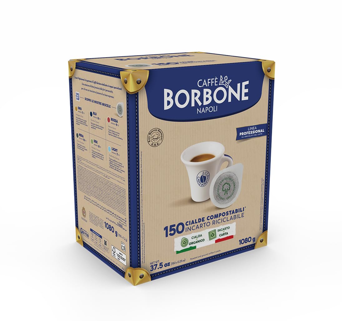Caffe Borbone ESE Coffee Pods - Miscela Nera (Black) - 150 Count