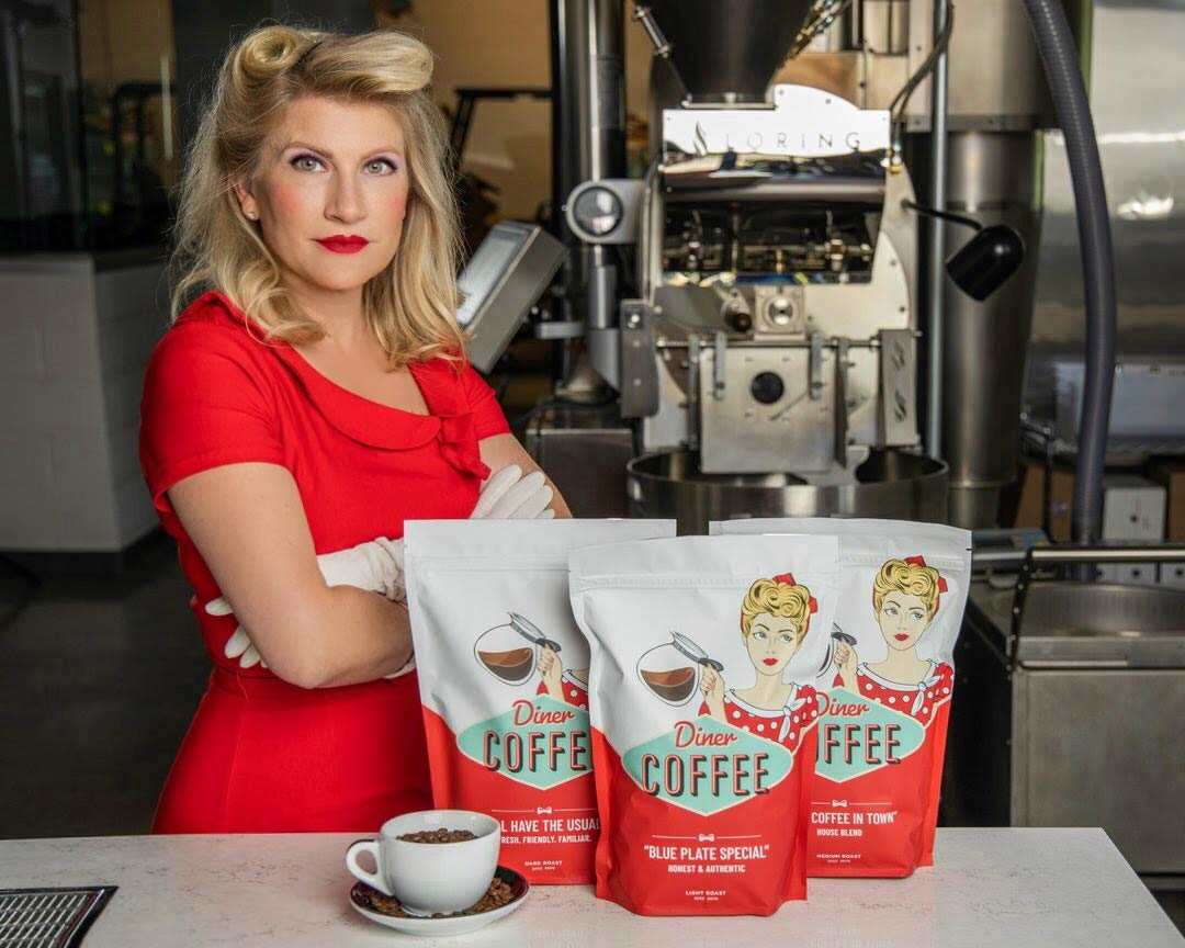 Diner Coffee-Roasted House Blend Fresh from the Roaster - Classic Old-Fashioned Flavor, Extra Smooth Brewed Taste, and Full-Body Aroma - Daily Brew