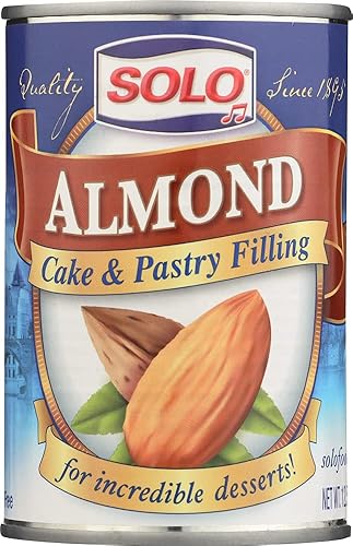 Solo Almond Cake and Pastry Filling 12.5oz, 2 Cans Pack of 2