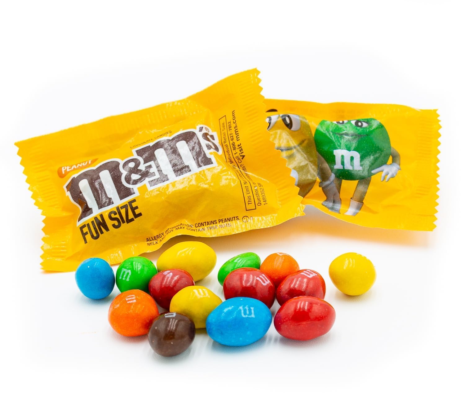 Peanut Milk Chocolate 2 lb - Bulk Candy in Resealable Bag, 48 Fun Size Pieces