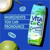 Vita Coco Coconut Water, 33.8 fl oz (Pack of 4)