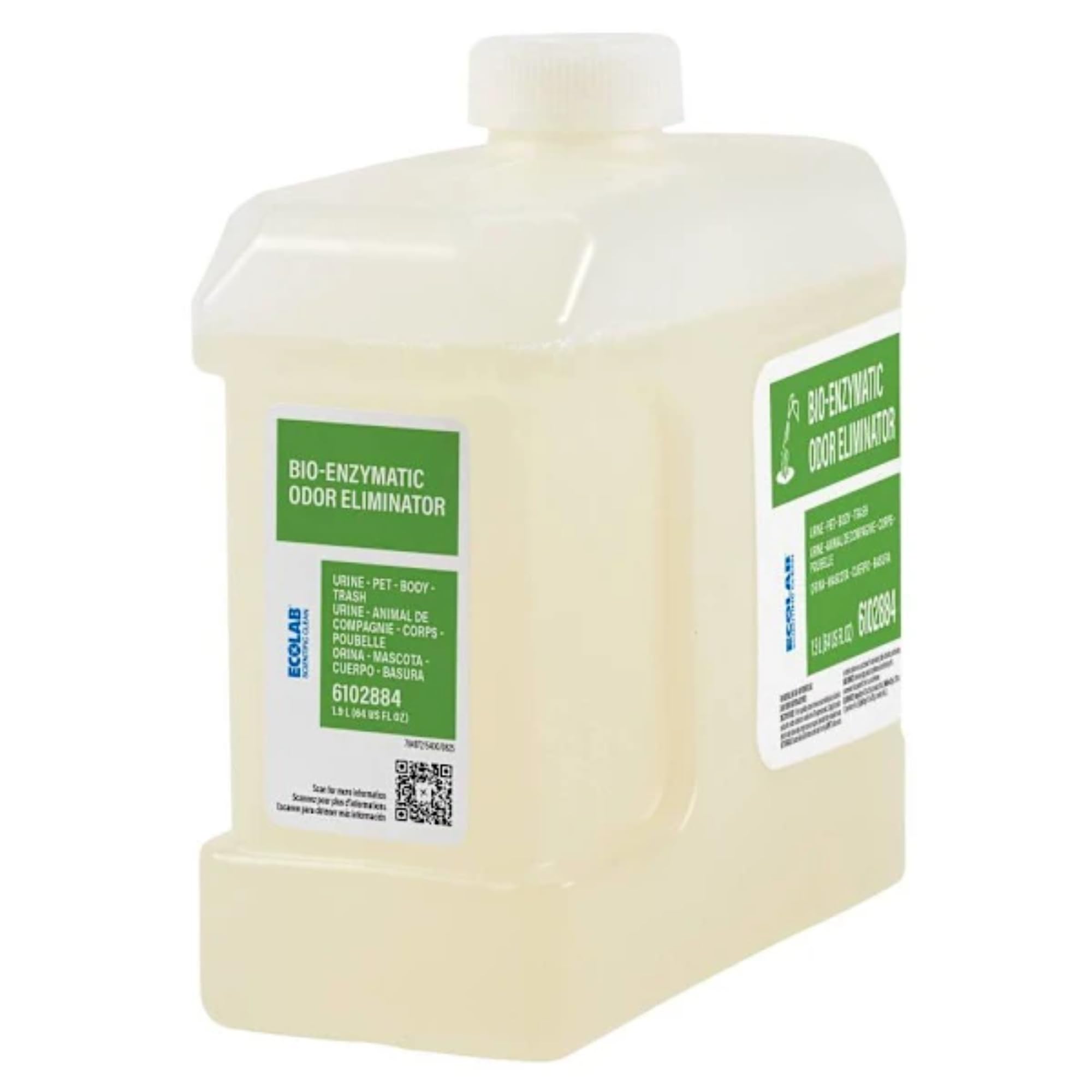 Ecolab Scientific Clean Bio-Enzymatic Odor Eliminator - 1.9 L pack Of 1