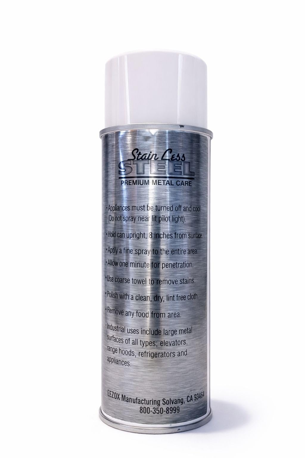 EEZOX Stain Less Steel Premium Metal Care - 18oz Aerosol