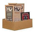 2x Hu Chocolate Crunchy Mint 2.1 oz and 2x Cashew Butter Milk Bar 2.1oz Bundle with Claeys Old Fashioned Chocolate Fudge 1.75 oz - Organic Vegan