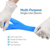 Rhino Vinyl Exam Gloves - Latex-Free & Powder-Free - BMPF3002-Medium(Case of 1,000)