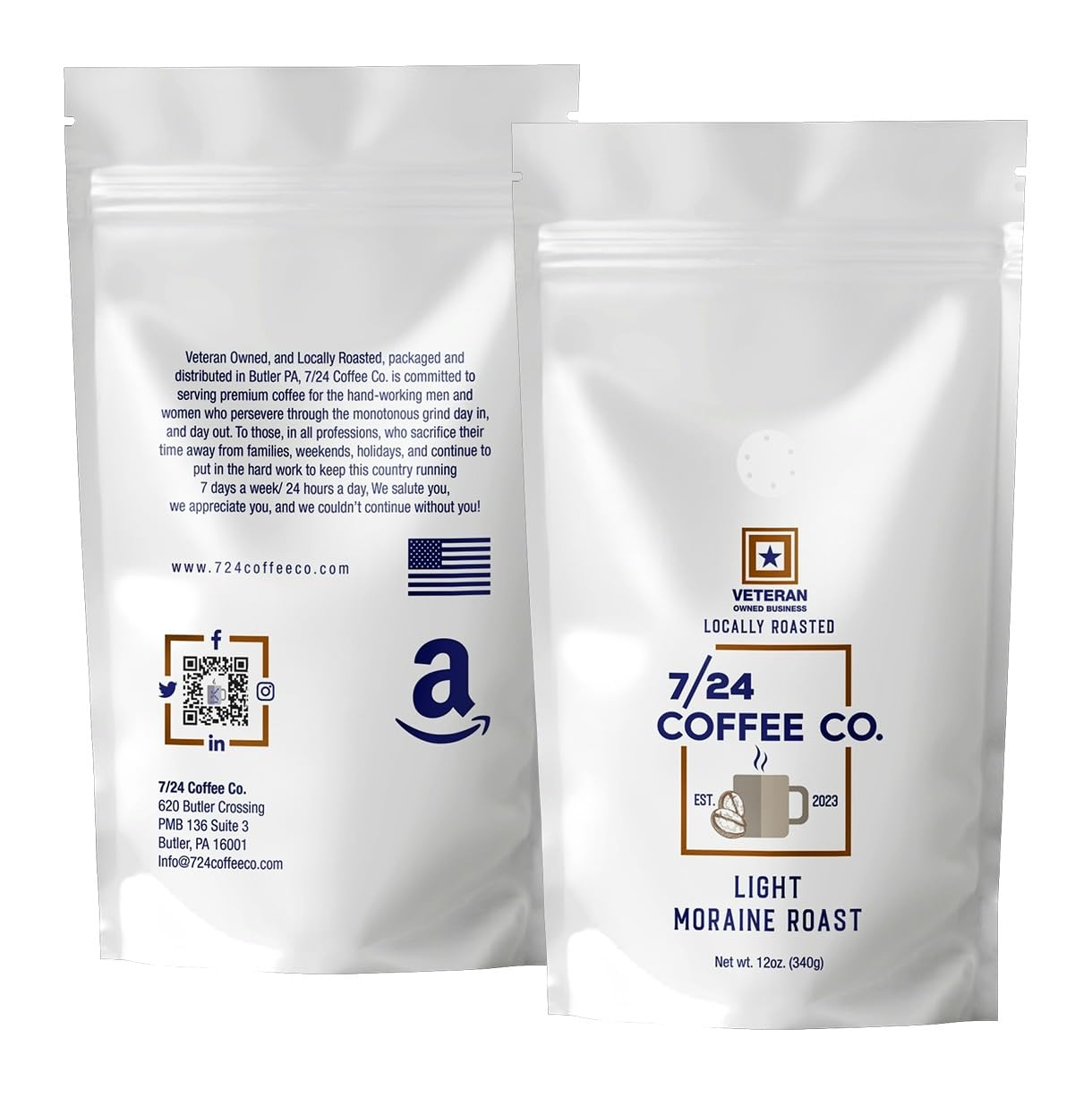 7/24 Coffee Co. Light Moraine Roast 12 oz. (Ground)
